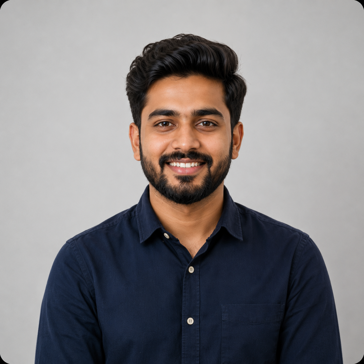 Business owner looking at marketing report
